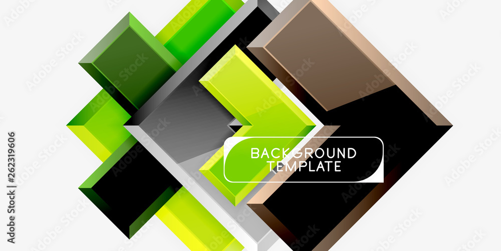 Glossy arrows background Glossy arrows background