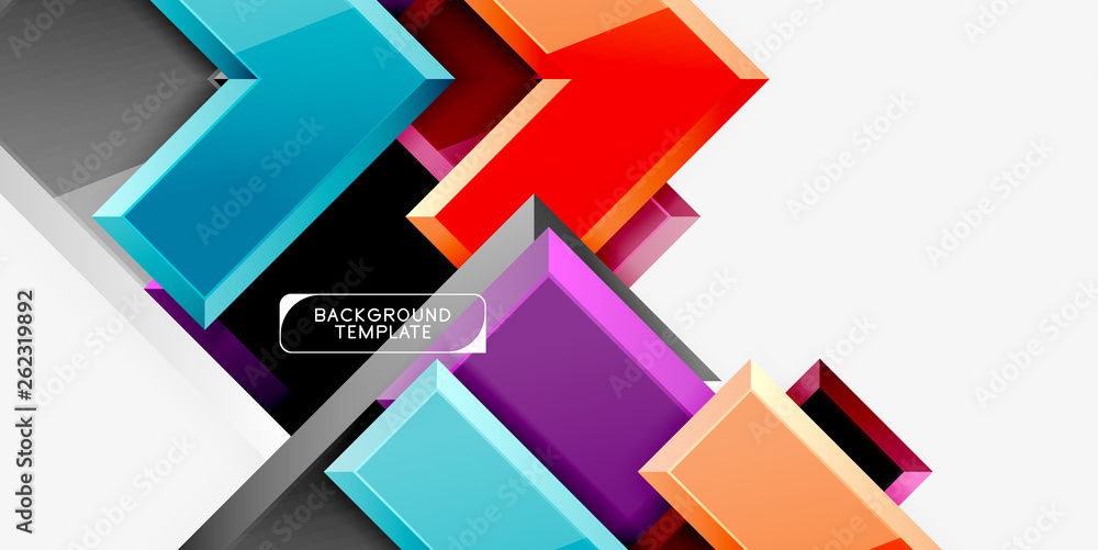 Abstract arrows composition background Abstract arrows composition background