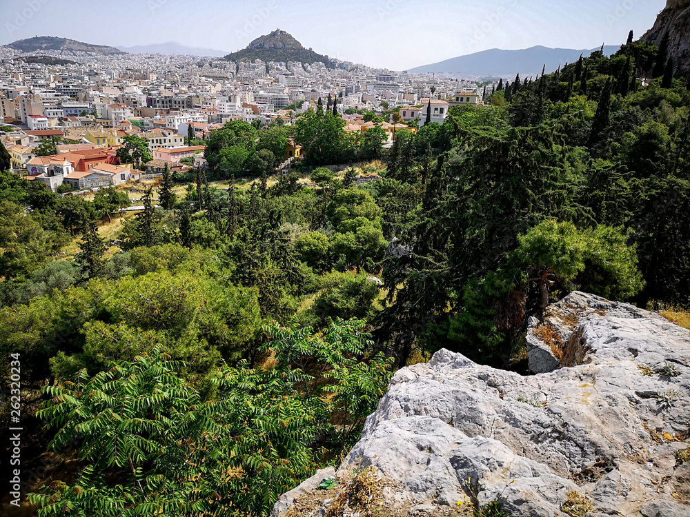 View of Athens from high place