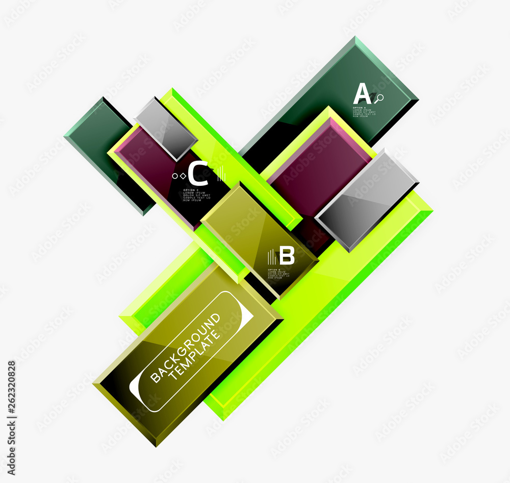 Abstract square composition for background, banner or logo Abstract square composition for background, banner or logo
