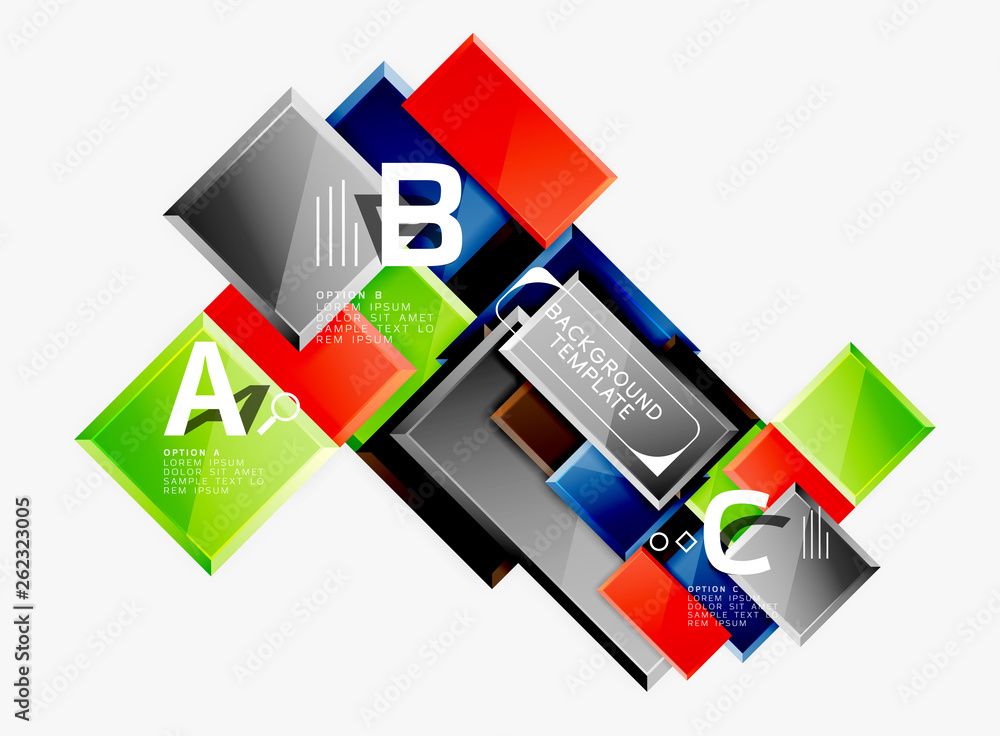 Minimal square banner abstract background Minimal square banner abstract background