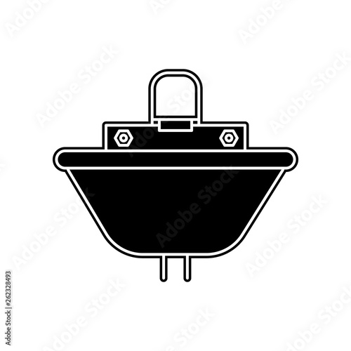 Sink icon. Element of bathroom for mobile concept and web apps icon. Glyph, flat icon for website design and development, app development