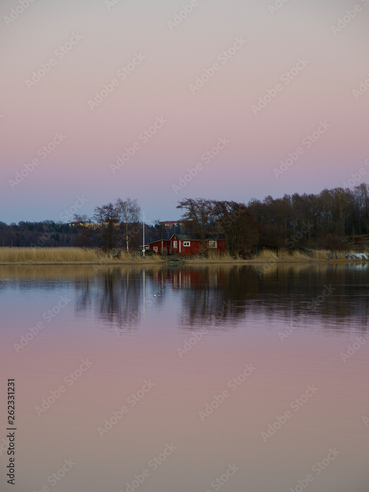 Cinematic image of Nordic Spring Evening, Helsinki, Finland