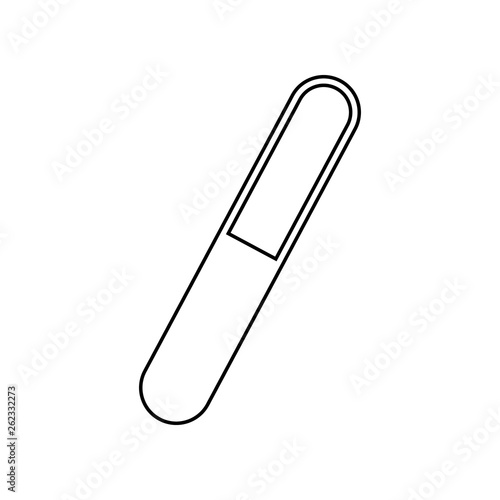 nailfile icon. Element of Beauty salon for mobile concept and web apps icon. Outline, thin line icon for website design and development, app development