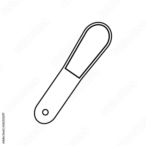 nailfile icon. Element of Beauty salon for mobile concept and web apps icon. Outline, thin line icon for website design and development, app development