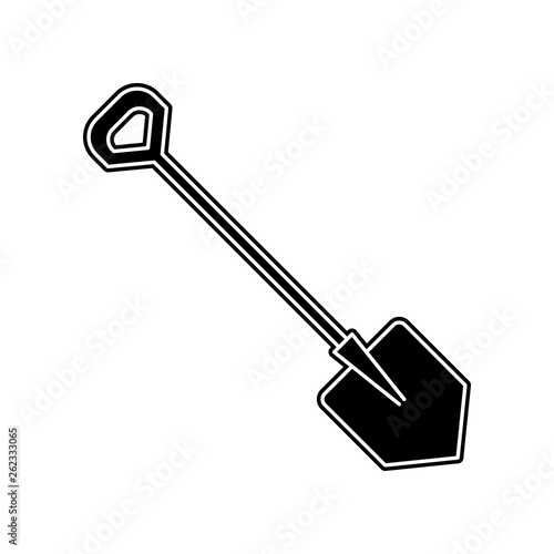 shovel icon. Element of Camping for mobile concept and web apps icon. Glyph, flat icon for website design and development, app development