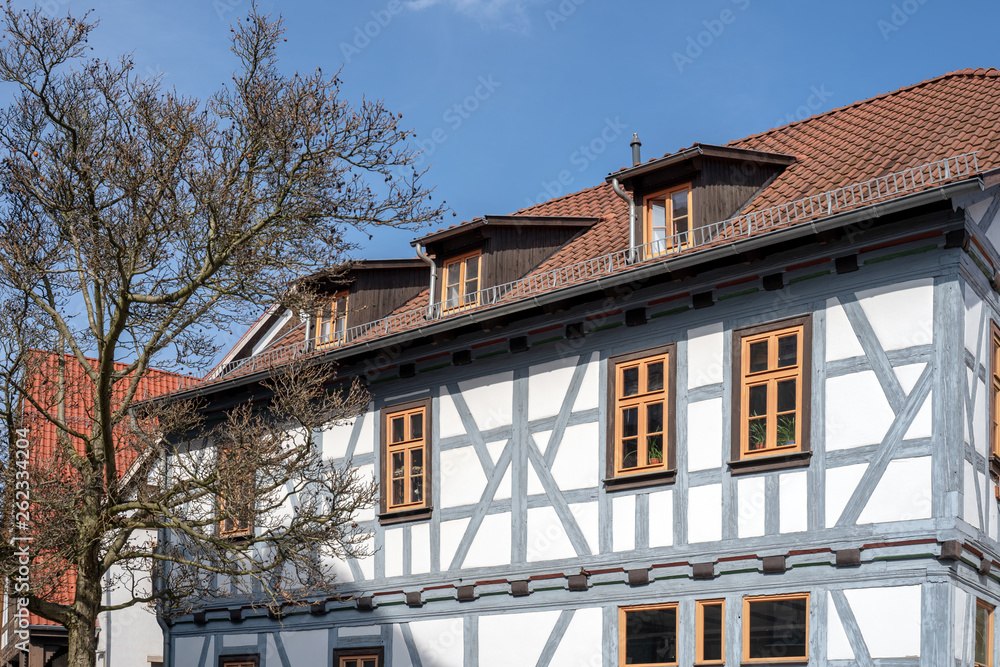 Fachwerkhaus in Thüringer Stadt