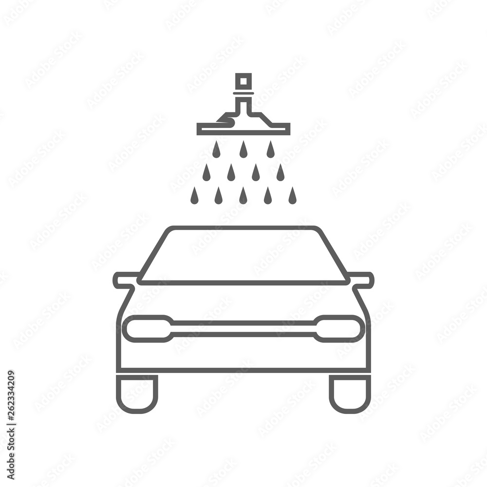 car wash icon. Element of Car repear for mobile concept and web apps icon. Outline, thin line icon for website design and development, app development car wash icon. Element of Car repear for mobile concept and web apps icon. Outline, thin line icon for website design and development, app development
