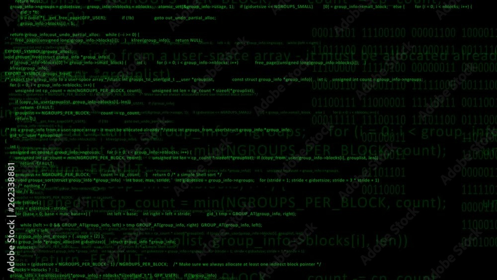Animation of computer monitor screen showing code and text hacked or infected by network virus. Animation of computer monitor screen showing code and text hacked or infected by network virus.