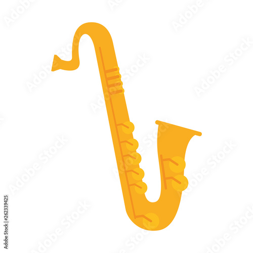 saxophone music instrument icon
