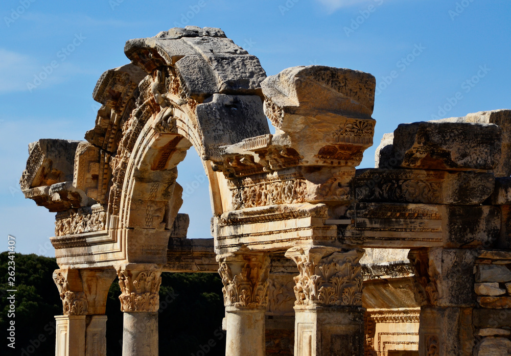 The amphitheater of Aphrodisias of Caria, Turkey The amphitheater of Aphrodisias of Caria, Turkey