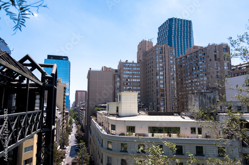 view of santiago chile photo