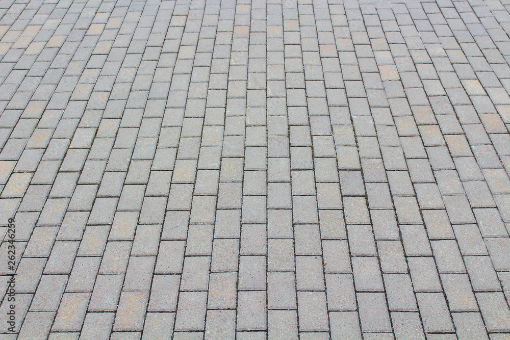 Paving slabs. Vertical view. Background. Texture.