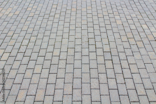 Paving slabs. Vertical view. Background. Texture.
