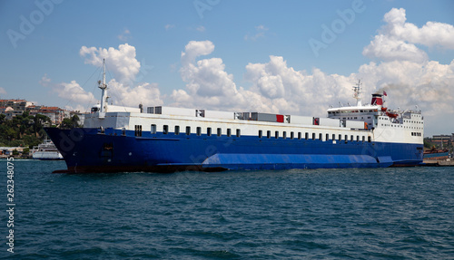 Roro Ship in Port