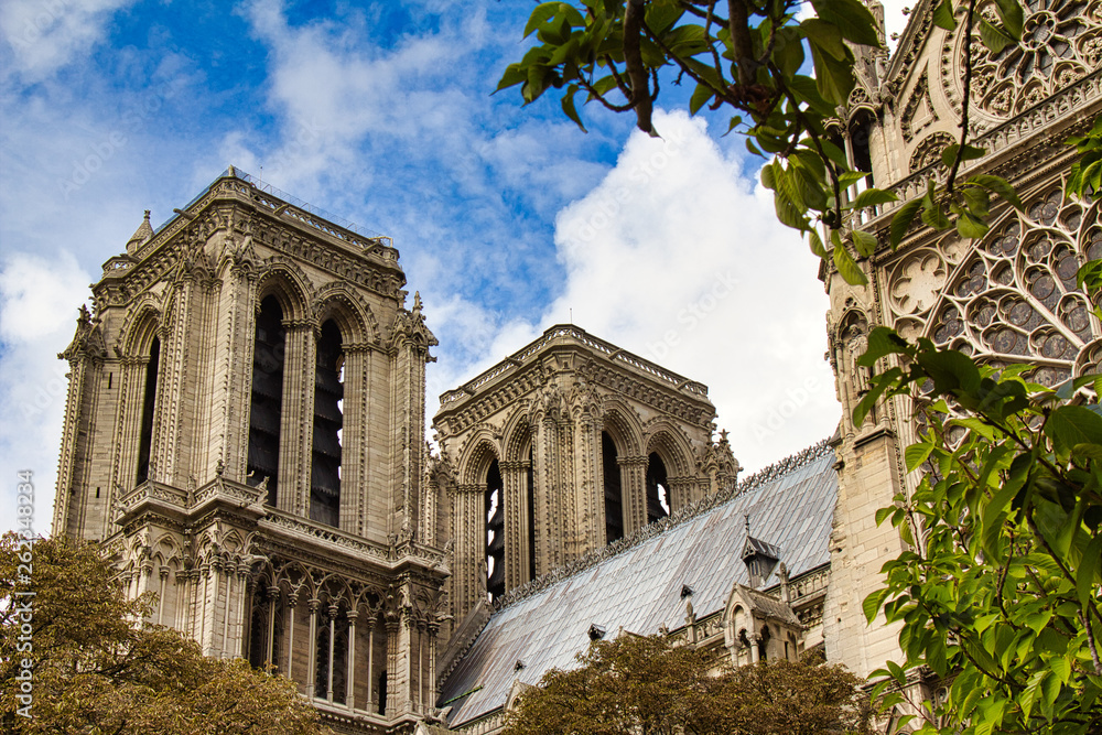 Bell Towers of Notre Dame of Paris