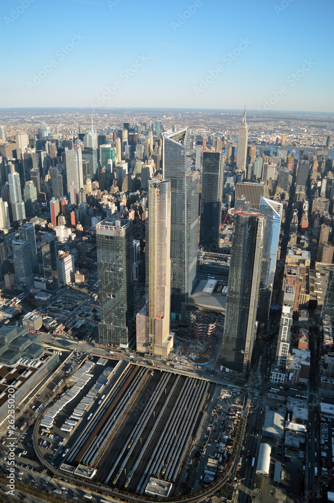 Aerial view of Manhattan.