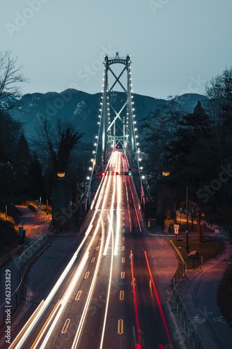 Lions Gate Bridge, Vancouver, Canada  This bridge is considered a giant geometrical building