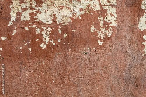 Red Painted Concrete Wall Texture
