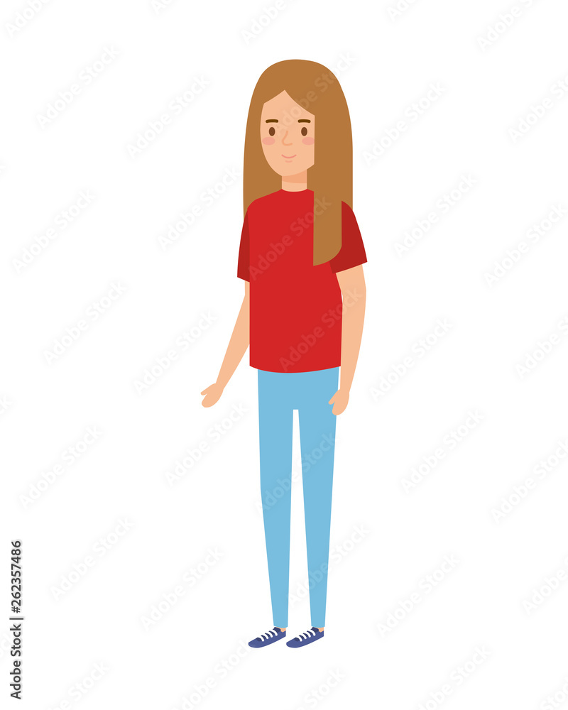 beautiful young woman character beautiful young woman character