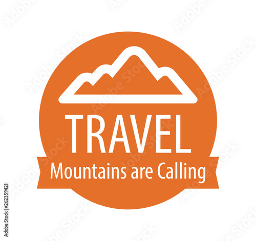 Logotype emblem for Travel ...