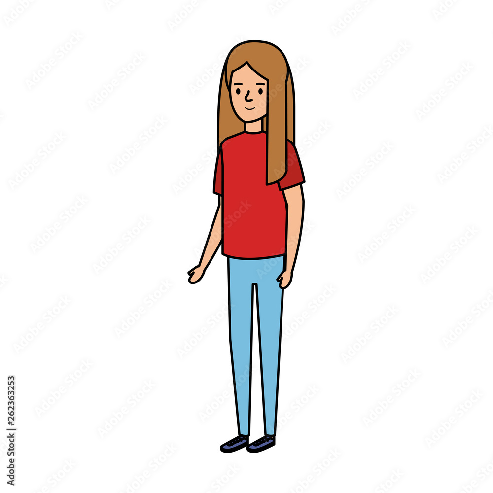 beautiful young woman character beautiful young woman character