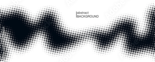 Monochrome printing raster. Dotted illustration. Abstract vector halftone background. Vector illustration. Black and white texture of dots photo