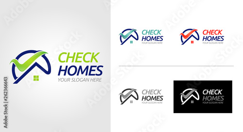 Check Home Logo Template