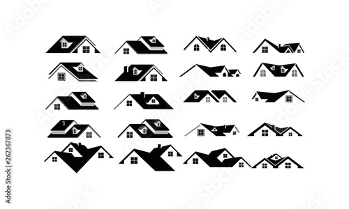 home property logo set package photo