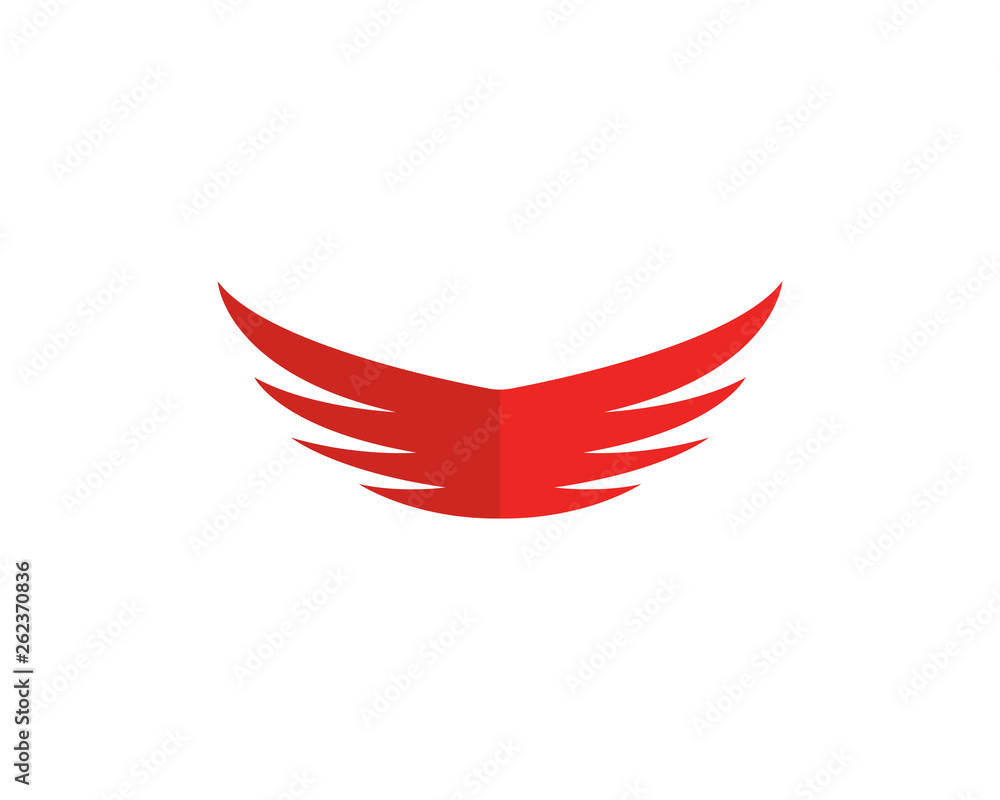 wing logo template vector icon illustration design wing logo template vector icon illustration design