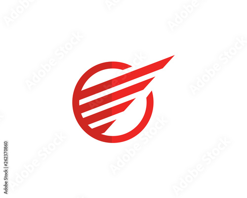 wing logo template vector icon illustration design 