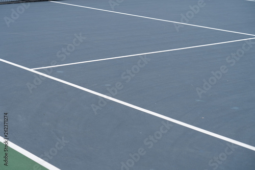 Empty Tennis Court