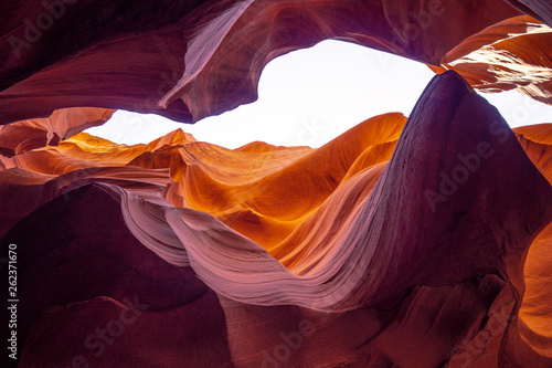 Antelope Canyon - amazing colors of the sandstone rocks - travel photography