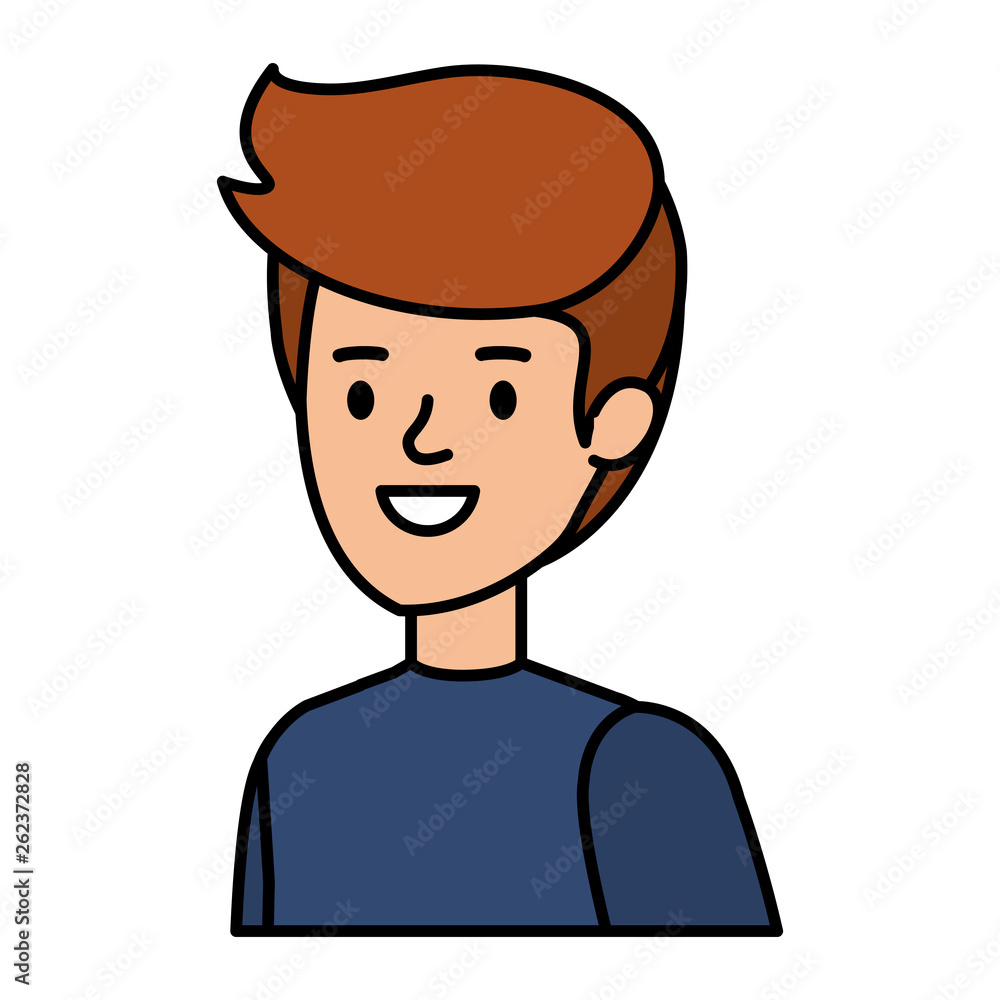 young man avatar character young man avatar character