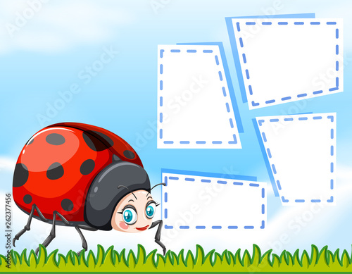 Ladybug on nite template