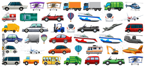 Set of transportation vehicle