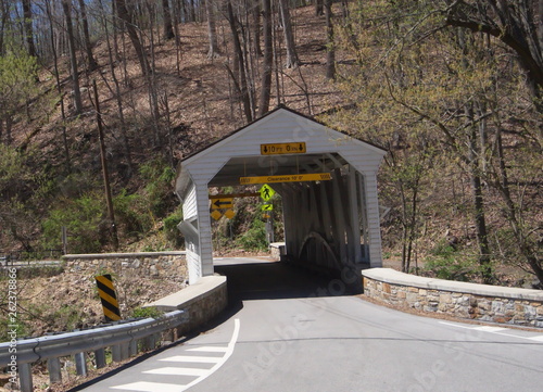 Covered Bridge at Valley Forge photo