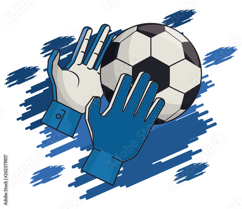 Soccer sport game