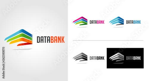 Server Computer  Logo Template