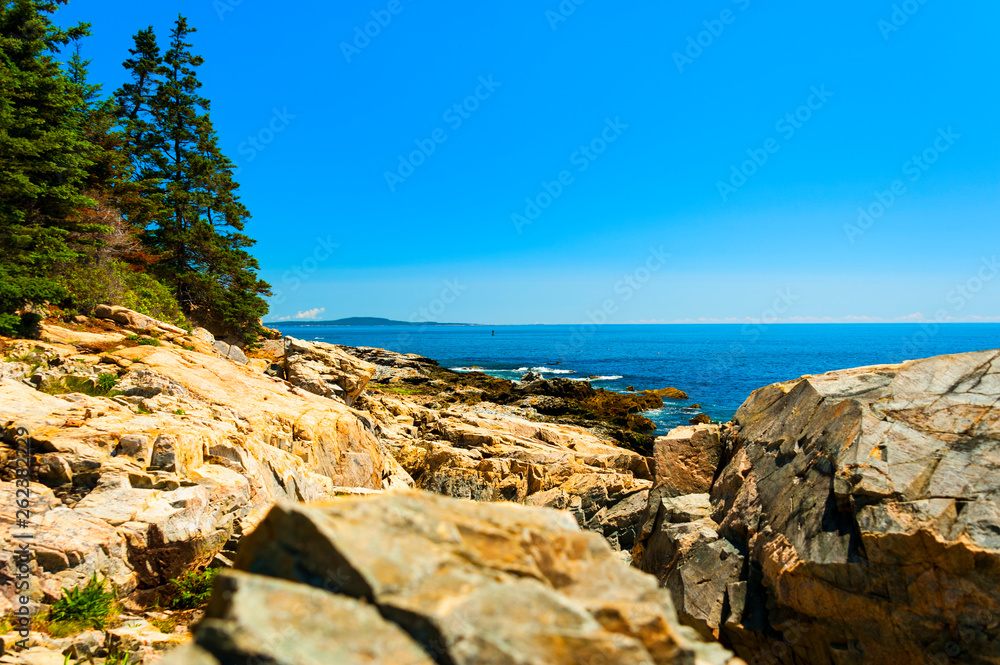 Acadia National Park is Atlantic coast recreation area. Its landscape is marked by woodland, rocky beaches and glacier-scoured granite peaks such as Cadillac Mountain, the highest point on the United 