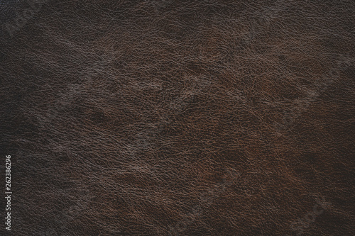 Simple Brown Leather Texture Background with gradient light used as luxury classic backdrop