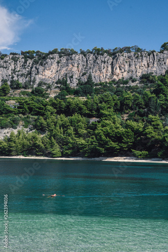 Marjan Forest Park in Split  Croatia