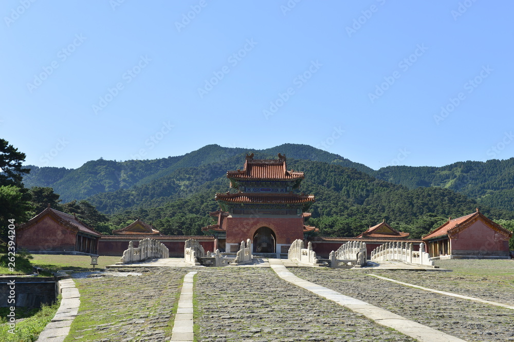 The ancient Chinese buildings The ancient Chinese buildings