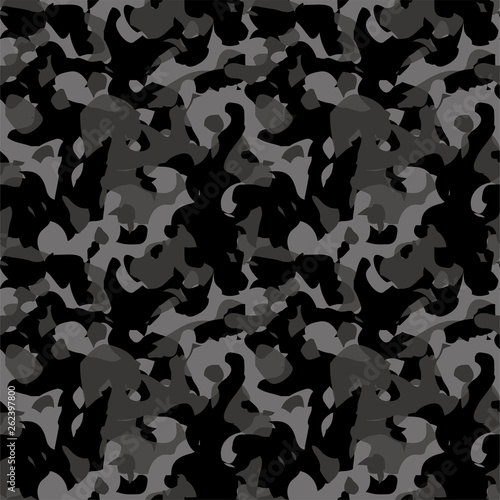 Camouflage background. Seamless pattern.Vector. 迷彩パターン