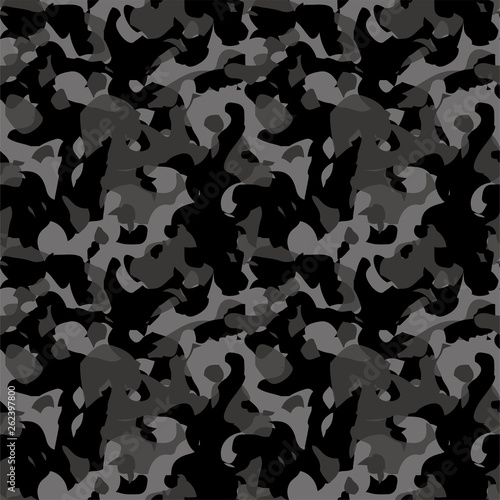 Camouflage background. Seamless pattern.Vector. 迷彩パターン