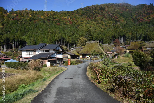 茅葺の家