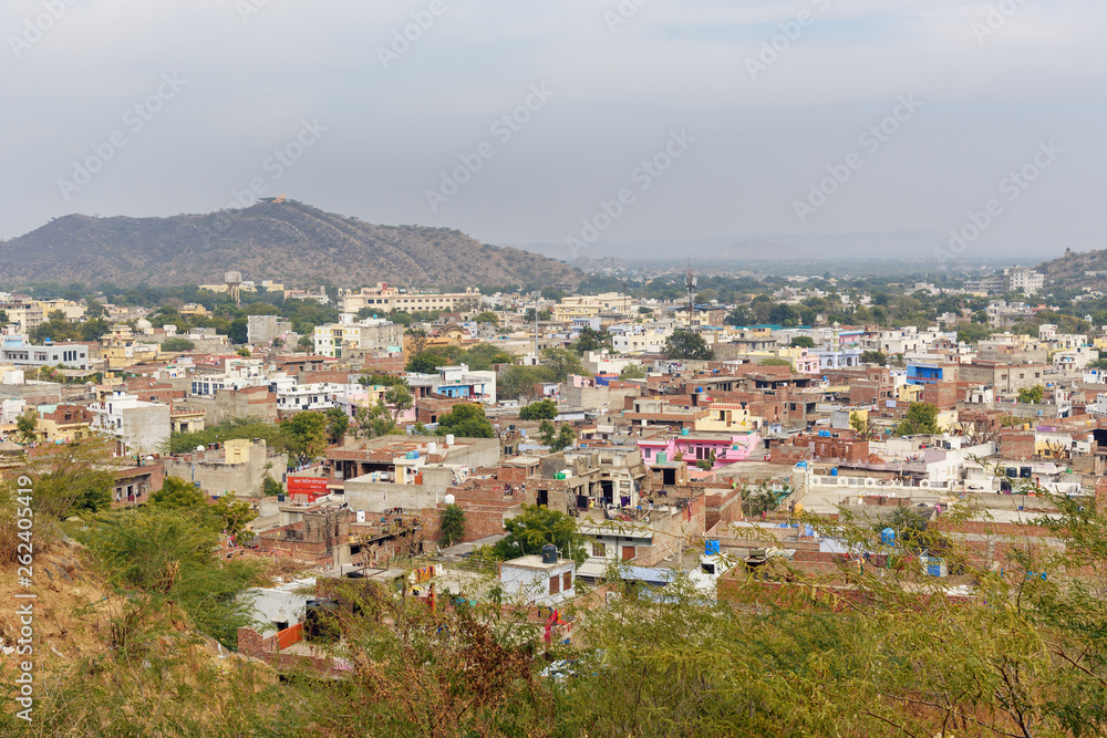 View of Amber village. Rajasthan. India