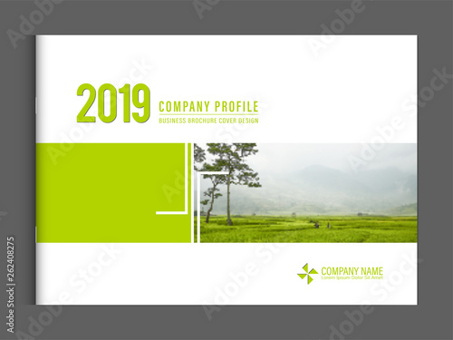 Cover design for annual report business catalog company profile brochure magazine flyer booklet poster banner. A4 landscape template element cover vector EPS-10 sample image with Gradient Mesh.