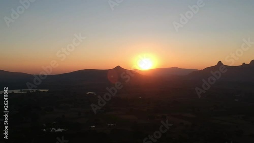 Wallpaper Mural Sunrise in rural India | Nashik India | Aerial Drone Footage | Travel | Sun | Light | Morning Torontodigital.ca