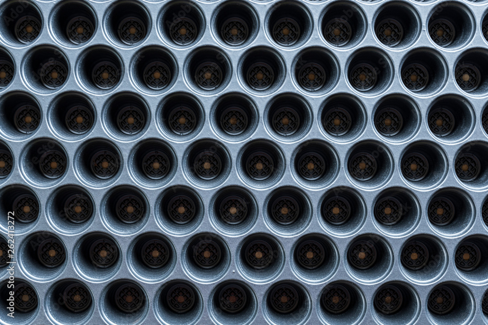 Planting Seed Starting Trays. Tray for seedlings. black tray. Plastic agricultural equipment Seedlings Planting Seed Starting Trays. Tray for seedlings. black tray. Plastic agricultural equipment Seedlings